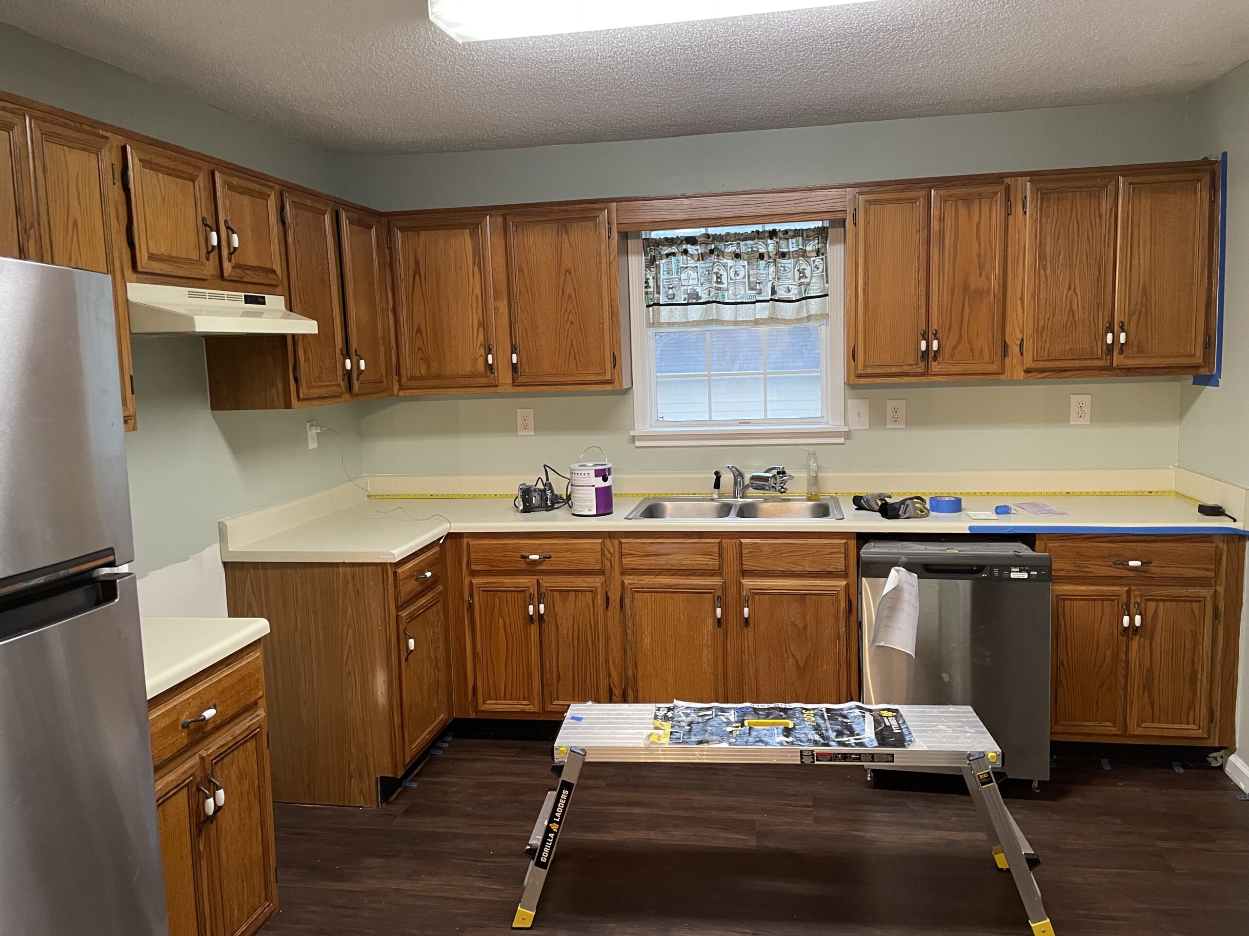 Before Cabinet Painting