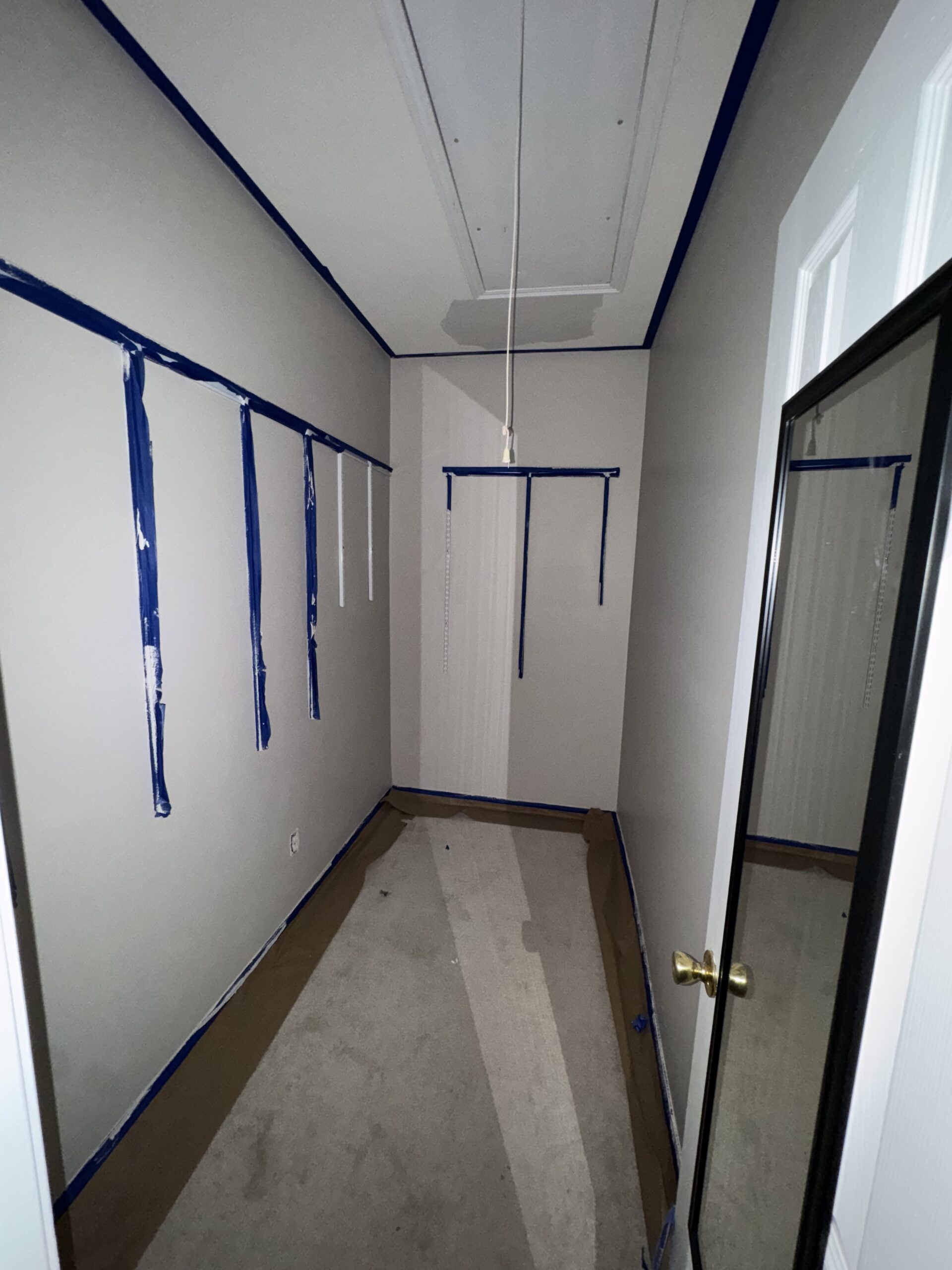 Before - Unpainted Room